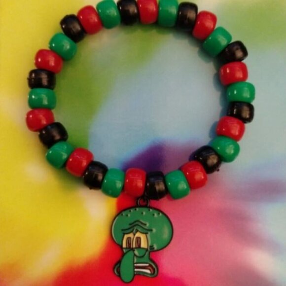 SpongeBob SquarePants Patrick Star and Squidward Charm Kandi Bracelets - Picture 3 of 11